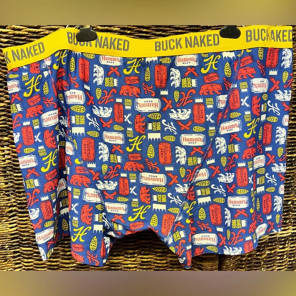 Duluth -‎ Mens Buck Naked, Hamms Beer Boxers, Size:4XL